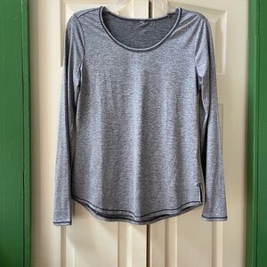 Gray Long Sleeve Women's Top
